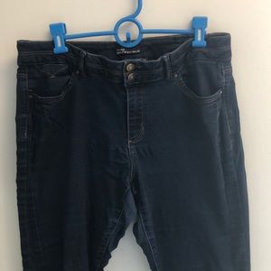 Miss poured in blue jeans